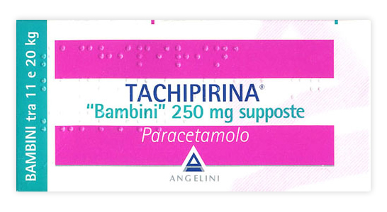 TACHIPIRINA*BB 10SUPP 250MG - farmacia187.it