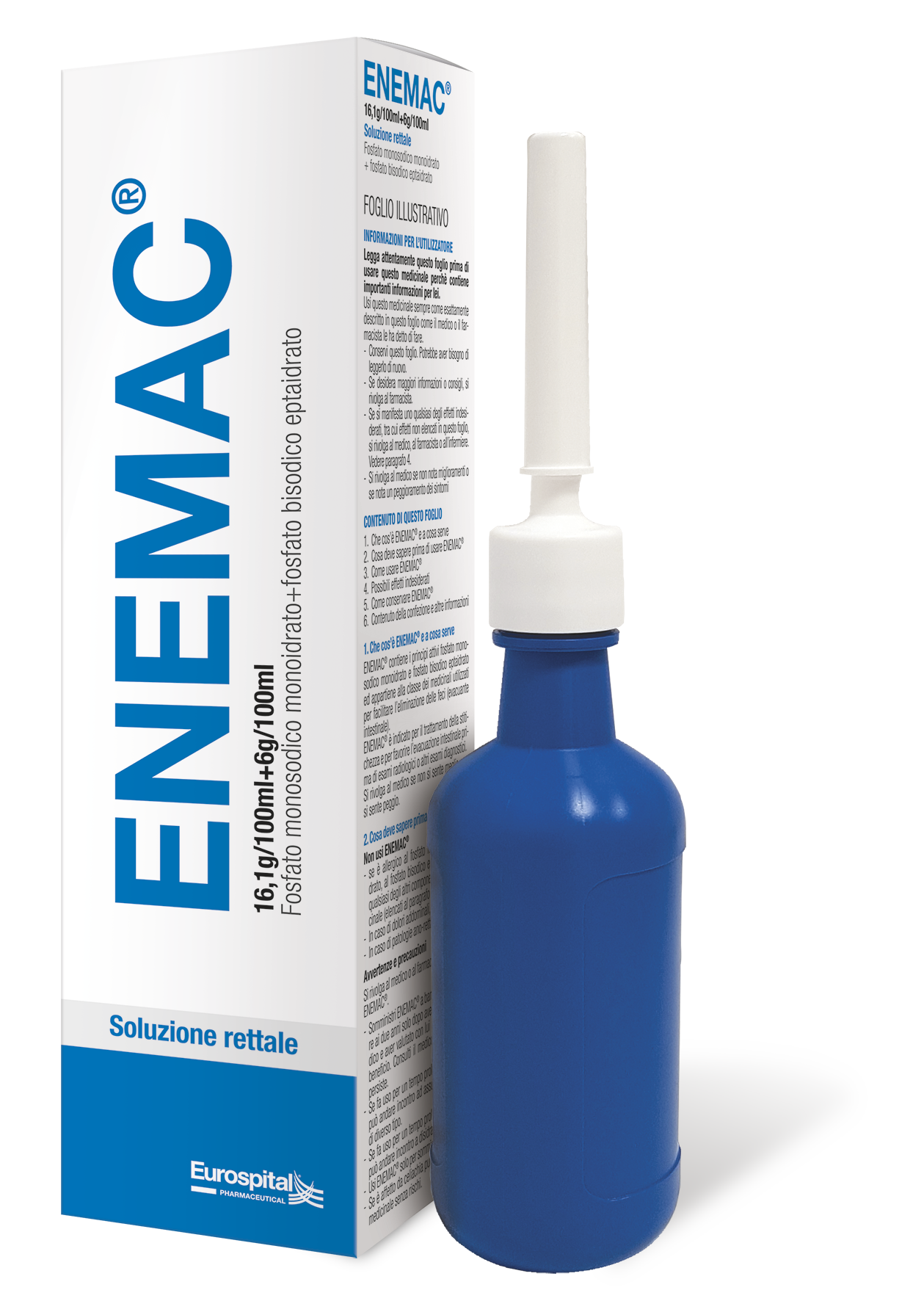 ENEMAC*FL 130ML 16,1+6/100ML - farmacia187.it