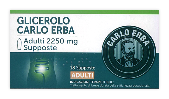 GLICEROLO*AD 18SUPP 2250MG - farmacia187.it