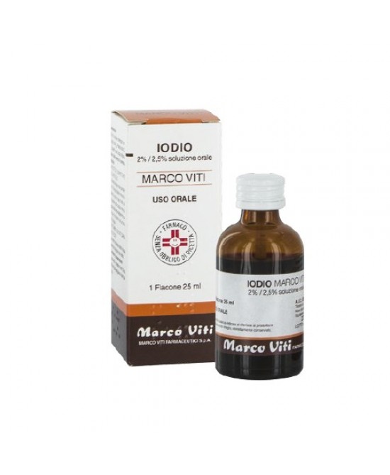 IODIO OS SOLUZ MV*25ML 2%+2,5% - farmacia187.it