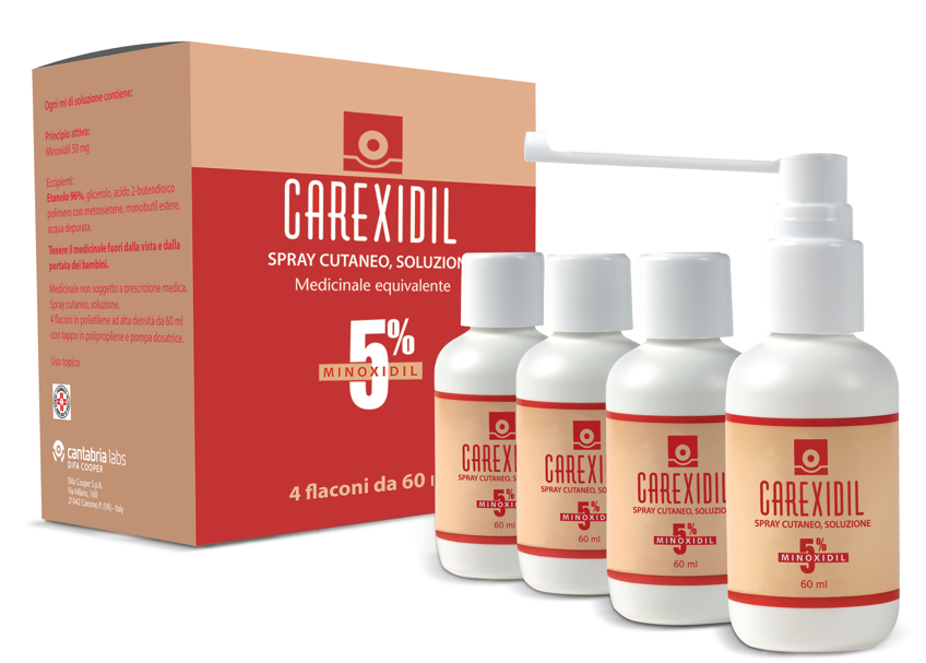 CAREXIDIL*4FL SOLUZ CUT 60ML5% - farmacia187.it