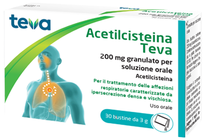 ACETILCISTEINA TEVA*30BS 200MG - farmacia187.it