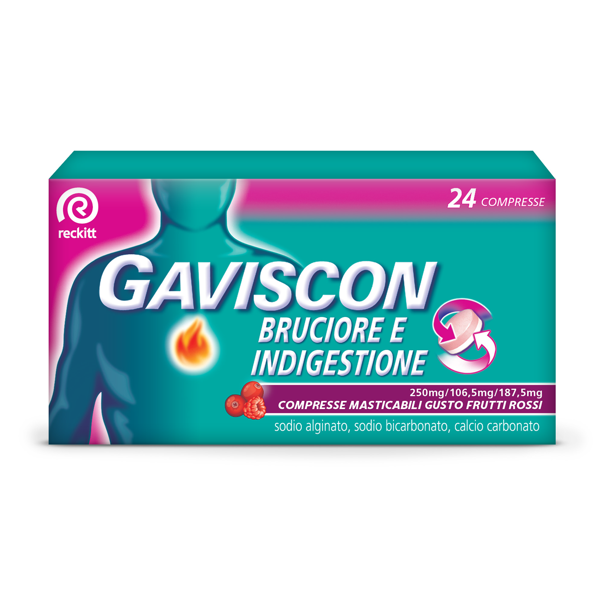 GAVISCON BRUCIORE IND*24CPR FR - farmacia187.it