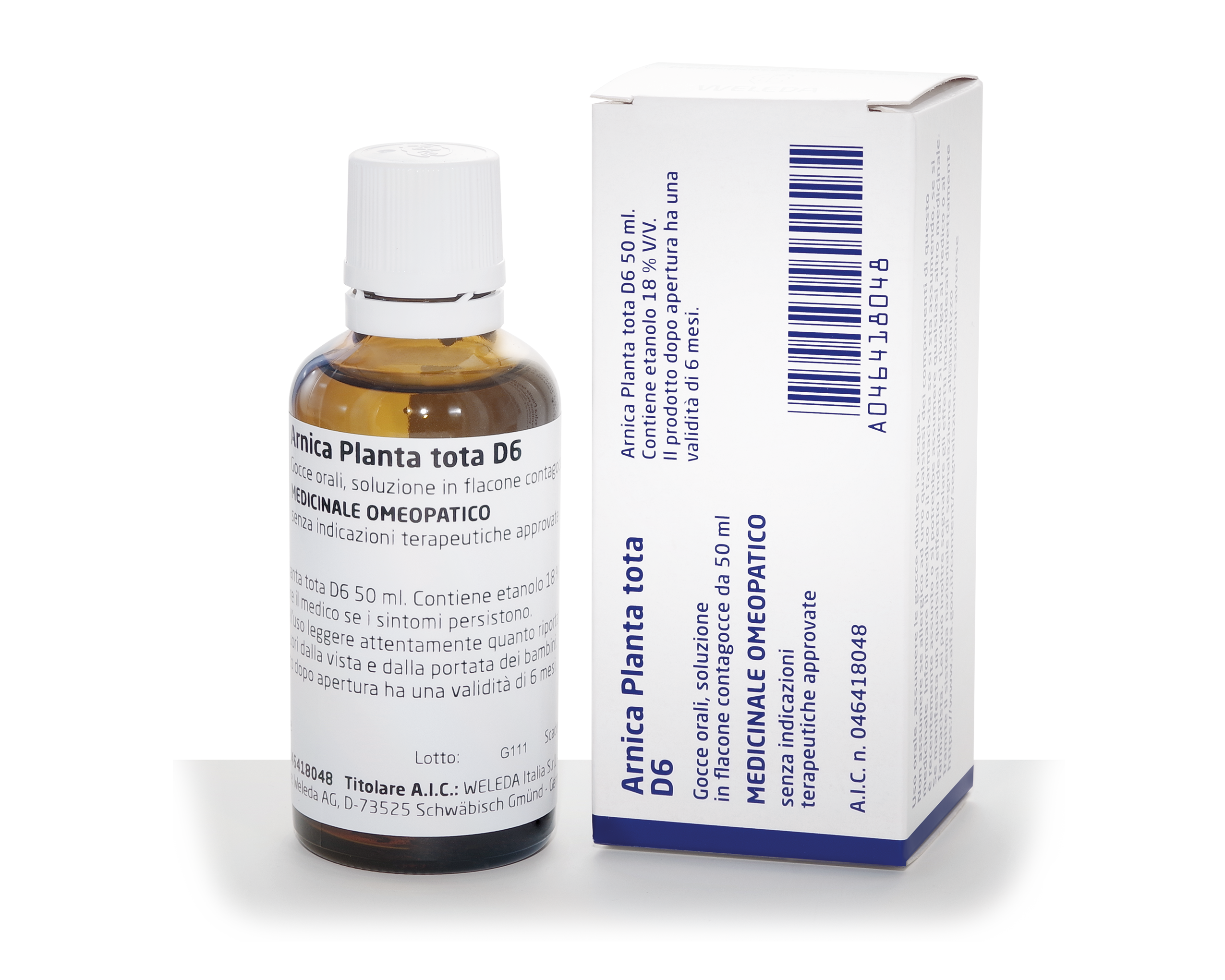 ARNICA PLANTA TOTA*D6 GTT 50ML - farmacia187.it
