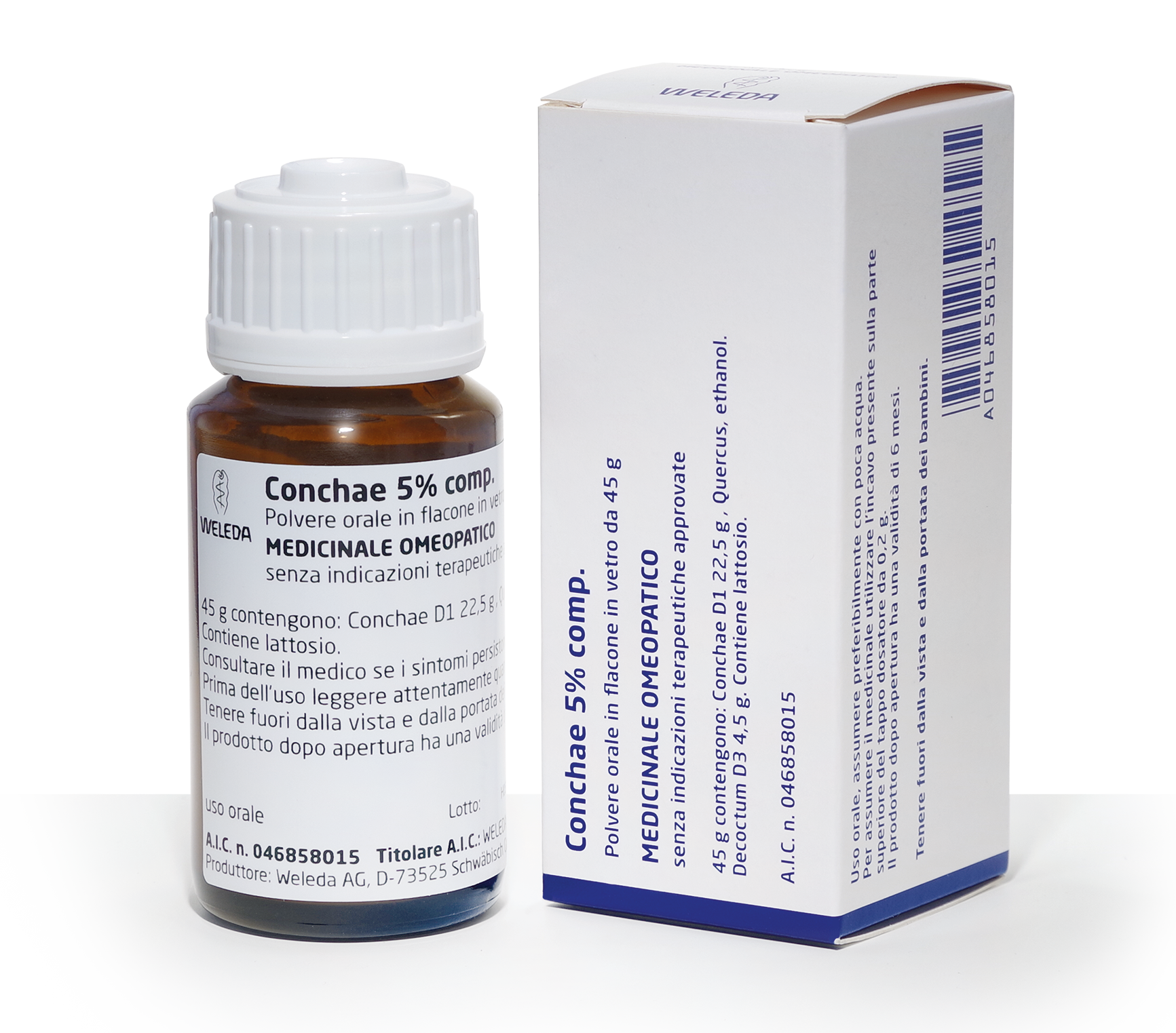 CONCHAE 5% COMP*OS POLV 45G - farmacia187.it