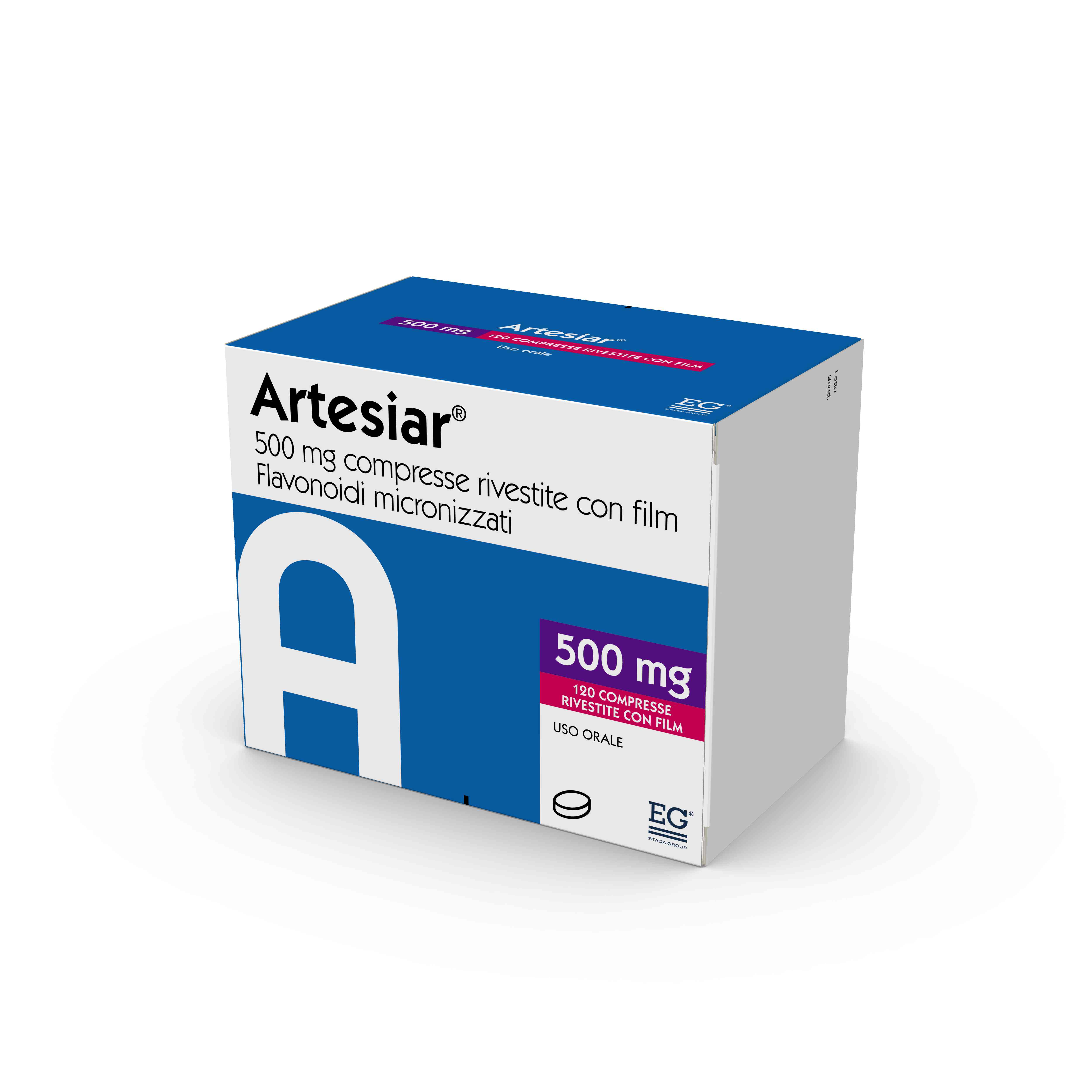 ARTESIAR*120CPR RIV 500MG - farmacia187.it