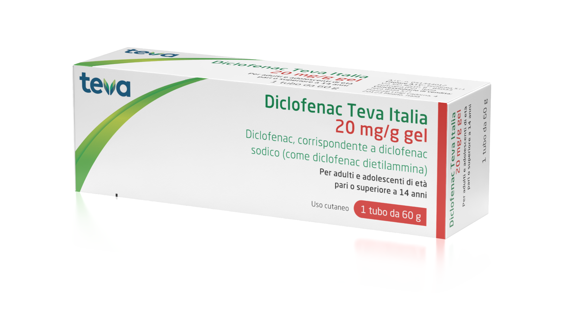 DICLOFENAC TE*GEL 60G 20MG/G - farmacia187.it