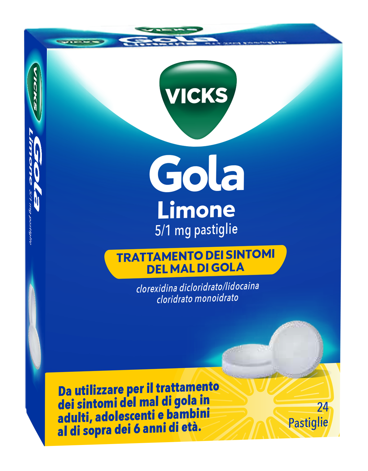 VICKS GOLA*24PAST 5+1MG LIMONE - farmacia187.it