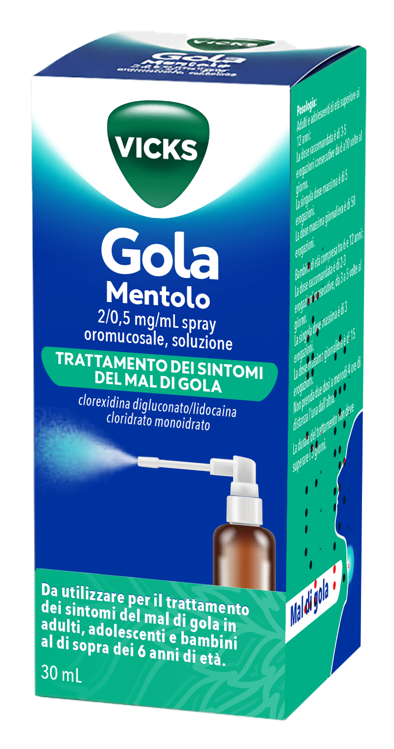 VICKS GOLA*SPR 30ML 2MG+0,5MG - farmacia187.it