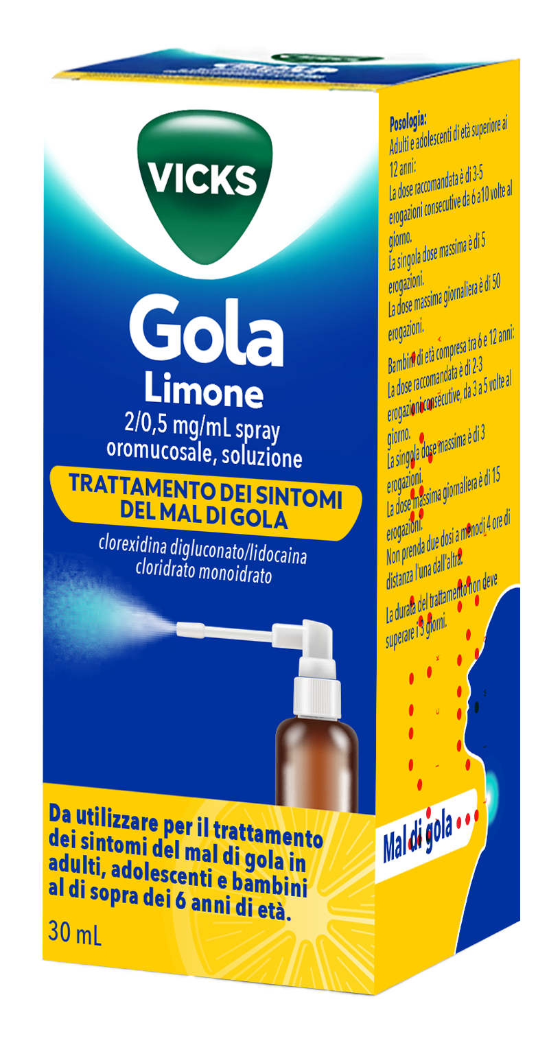 VICKS GOLA*SPR 30ML 2MG+0,5MG - farmacia187.it
