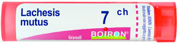 LACHESIS MUTUS 7 CH GRANULI - farmacia187.it