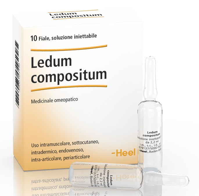 HEEL LEDUM COMPOSITUM 10 FIALE DA 2,2 ML L'UNA - farmacia187.it