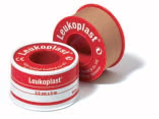 CEROTTO CHIRURGICO PER FISSAGGIO MEDICAZIONI IN ROCCHETTO LEUKOPLAST SUPPORTO VISCOSA COLOR PELLE MASSA ADESIVA CAUCCIU' OSSIDO DI ZINCO 2,5X500CM - farmacia187.it