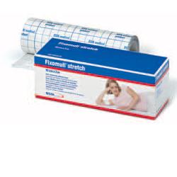 FASCIA AUTOADESIVA IPOALLERGENICA FISSAGGIO CATETERI FIXOMULL STRETCH. SUPPORTO IN POLIESTERE NON TESSUTO BIANCO, MASSA IN POLICARBONATO SENZA RESINE E GOMME NATURALI. 10X200CM - farmacia187.it