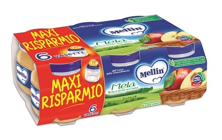 MELLIN OMOGENEIZZATO MELA 100 G 6 PEZZI - farmacia187.it