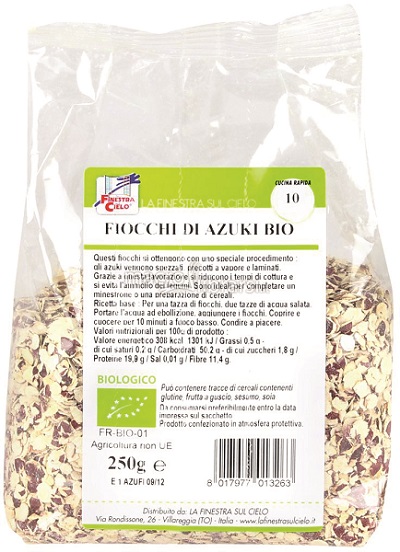 FIOCCHI DI AZUKI BIO 250 G - farmacia187.it