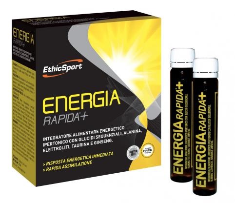 ETHICSPORT ENERGIA RAPIDA+ 10 FLACONCINI 25 ML - farmacia187.it