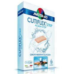 CEROTTO MASTER-AID CUTIFLEXMED STRIP TRASPARENTE IMPERMEABILE SUPPORTO IN POLIURETANO SUPER 10 PEZZI - farmacia187.it