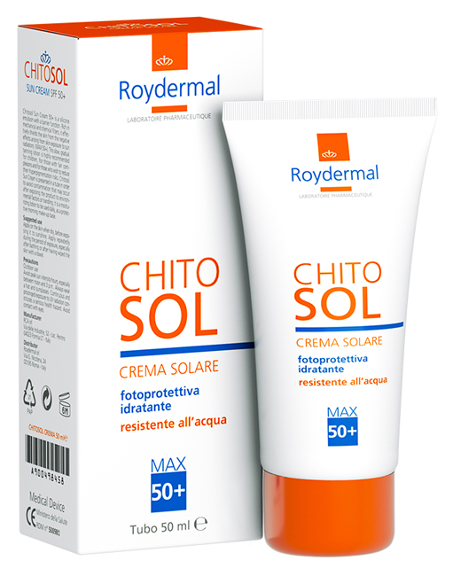 CHITOSOL CREMA SOLARE SPF50+ 50 ML - farmacia187.it