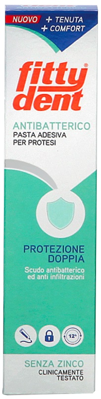 FITTYDENT ANTIBATTERICO PASTA ADESIVA DENTIERA NUOVA FORMULA40 G - farmacia187.it