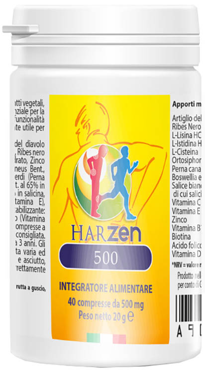 HARZEN 500 40 COMPRESSE - farmacia187.it