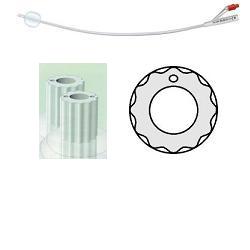 CATETERE VESCICALE IN SILICONE PROFILCATH PLUS SCANALATO 2 VIE CH16 LUNGHEZZA 31 CM PUNTA CILINDRICA 2 FORI CONTRAPPOSTI PALLONCINO 5 ML 1 PEZZO - farmacia187.it