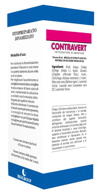 CONTRAVERT 50 ML SOLUZIONE IDROALCOLICA - farmacia187.it