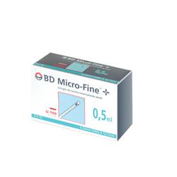 SIRINGA INSULINA BECTON DICKINSON 0,5 ML 100 UI AGO GAUGE 29 30 PEZZI - farmacia187.it