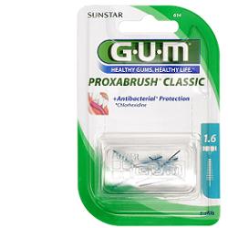 GUM PROXABRUSH CLASSIC 614 SCOVOLINO INTERDENTALE 8 PEZZI - farmacia187.it