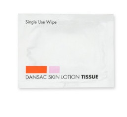 DANSAC SALVIETTA CON LOZIONE IGIENIZZANTE AREA PERISTOMALE 50 PEZZI - farmacia187.it