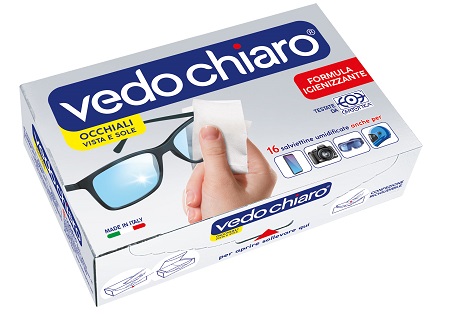 VEDOCHIARO OCCHIALI 16 SALVIETTE UMIDIFICATE - farmacia187.it