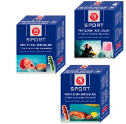 TAPPO AURICOLARE IN SILICONE PIC SPORT 6 PEZZI - farmacia187.it