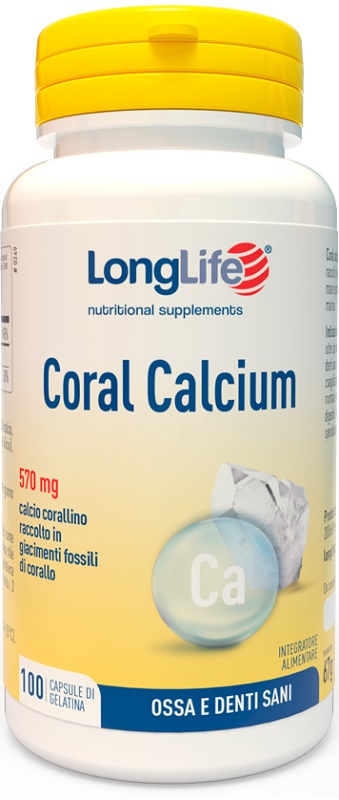 LONGLIFE CORAL CALCIUM 100 CAPSULE - farmacia187.it