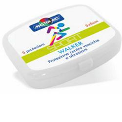 PROTEZIONE TALLONE VESCICHE E ABRASIONI MASTER-AID SPORT WALKER 5X5 5 PEZZI - farmacia187.it