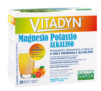 VITADYN MAGNESIO POTASSIO ALKALINO 20 BUSTINE - farmacia187.it