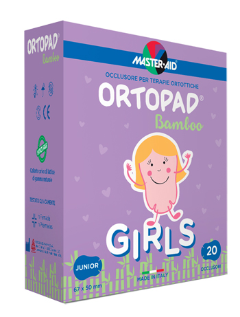 CEROTTO OCULARE PER ORTOTTICA ORTOPAD GIRLS JUNIOR 5X6,7 20 PEZZI - farmacia187.it