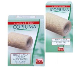 ICOPIUMA BENDA GARZA ELASTICA AUTOFISSANTE CM10X4MT 1 PEZZO - farmacia187.it