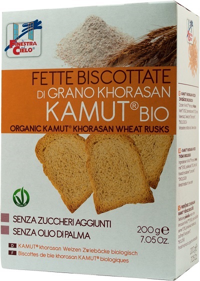 FSC FETTE BISCOTTATE DI KAMUT BIO SENZA ZUCCHERI AGGIUNTI CON OLIO DI GIRASOLE SENZA OLIO DI PALMA 200 G - farmacia187.it