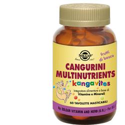 CANGURINI MULTINUTRIENTS FRUTTI BOSCO 60 COMPRESSE - farmacia187.it