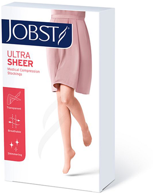 CALZA COMPRESSIVA JOBST ULTRASHEER 10-15MMHG COLLANT NOIR5 ARTICOLO 797860000600 - farmacia187.it