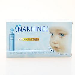 SOLUZIONE FISIOLOGICA PER ASPIRATORE NASALE NARHINEL 20 FIALE DA 5ML - farmacia187.it