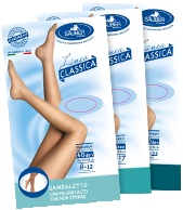 SAUBER GAMBALETTO 40 MAGLIA LISCIA NEUTRO BEIGE 3 LINEA CLASSICA - farmacia187.it