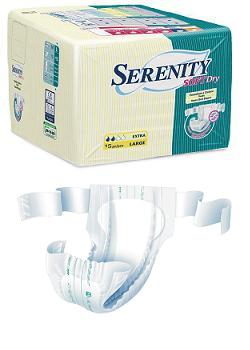 PANNOLONE PER INCONTINENZA SERENITY VESTE SD FORMATO SUPER TAGLIA LARGE 15 PEZZI - farmacia187.it