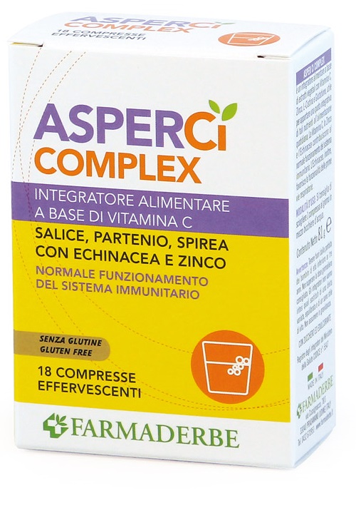 ASPER CI COMPLEX 18 COMPRESSE EFFERVESCENTI - farmacia187.it