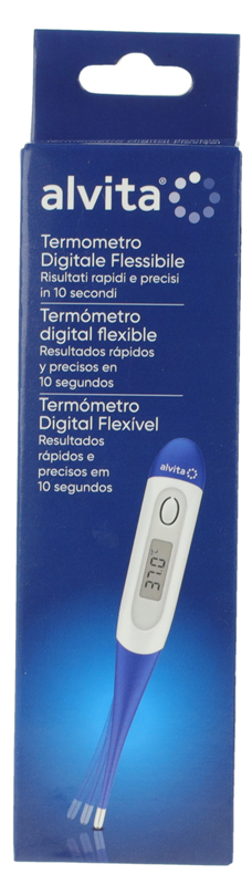 TERMOMETRO DIGITALE FLESSIBILE ALVITA - farmacia187.it