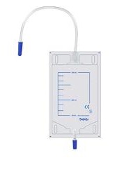 SACCA DI DRENAGGIO GAMBA PER INCONTINENZA TUBO 10 CM 10 PEZZI - farmacia187.it