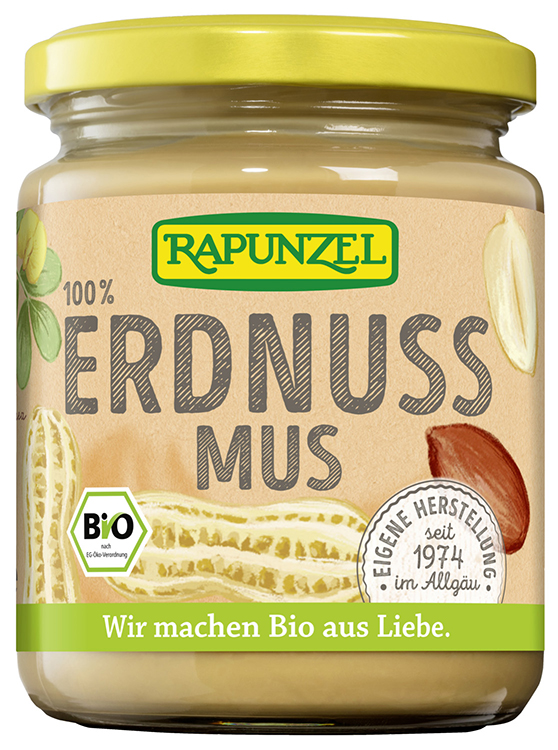 RAPUNZEL CREMA ARACHIDI SENZA ZUCCHERI AGGIUNTI 250 G - farmacia187.it