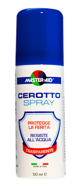 CEROTTO SPRAY MASTER-AID FLACONE 50ML CIRCA 80 APPLICAZIONI - farmacia187.it
