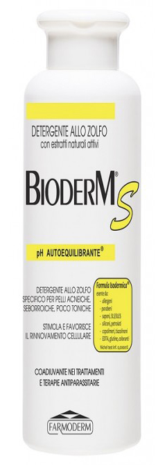 BIODERM S ANTIACNE ANTISEBO 250 ML - farmacia187.it