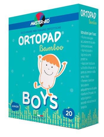 CEROTTO OCULARE PER ORTOTTICA ORTOPAD BOYS M 5,4X7,6 20 PEZZI - farmacia187.it
